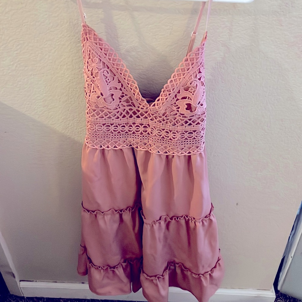 Blush Lacey dress